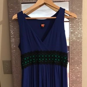 Olian Maternity Royal Blue Dress Size Medium